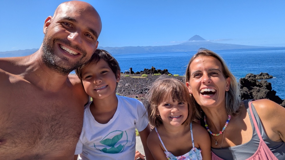 John Jesus with family